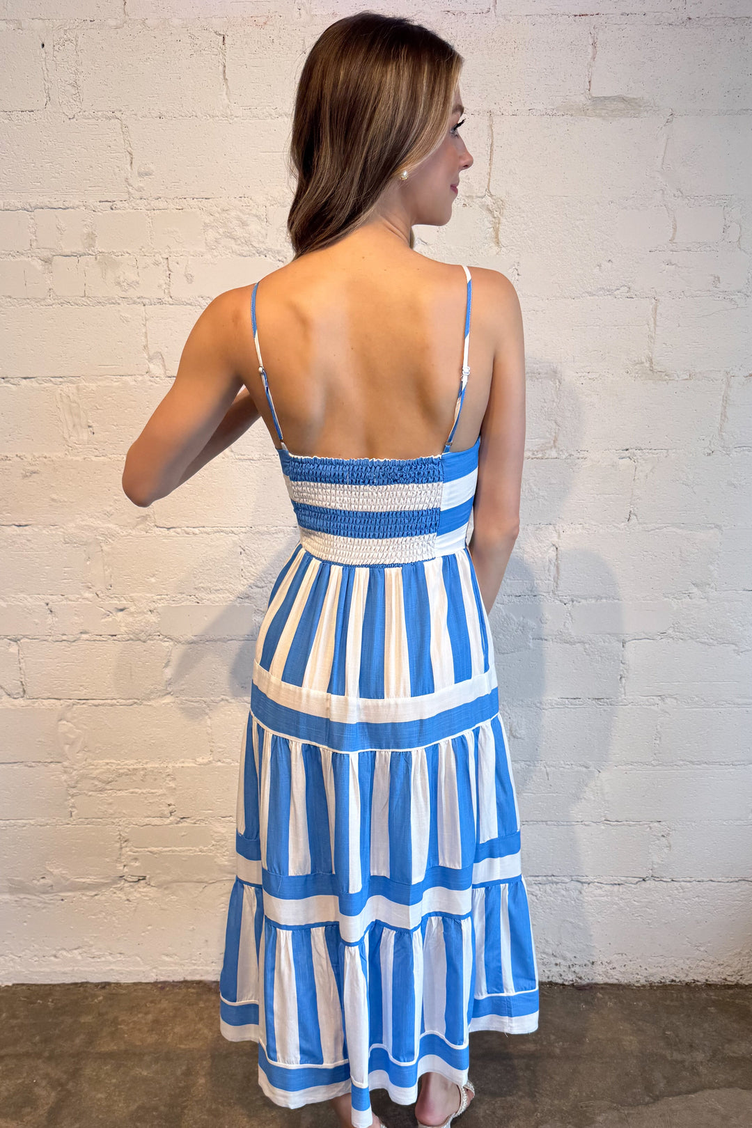 Lina Stripe Maxi Dress
