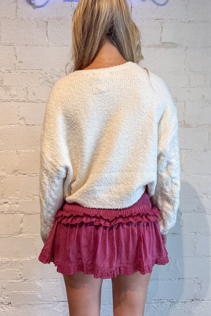 Plum Skort, lucy plum skort, purple skort, purple skort back 