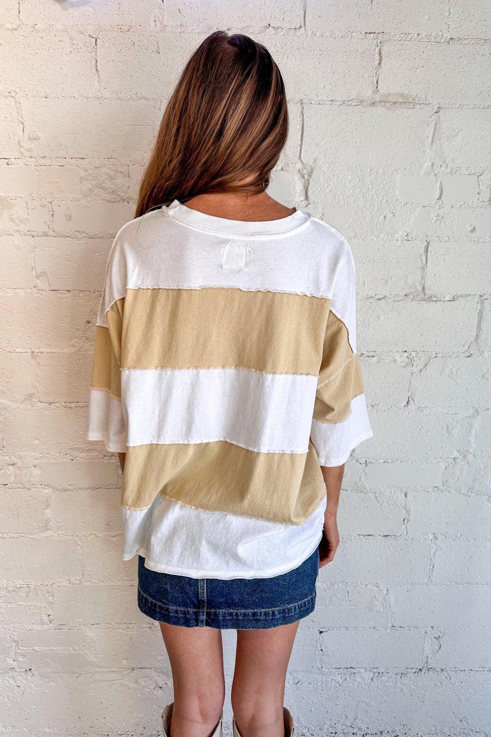 Maddie Tee, Tee, Relaxed Tee, Adeline Boutique, Boutique Clothing