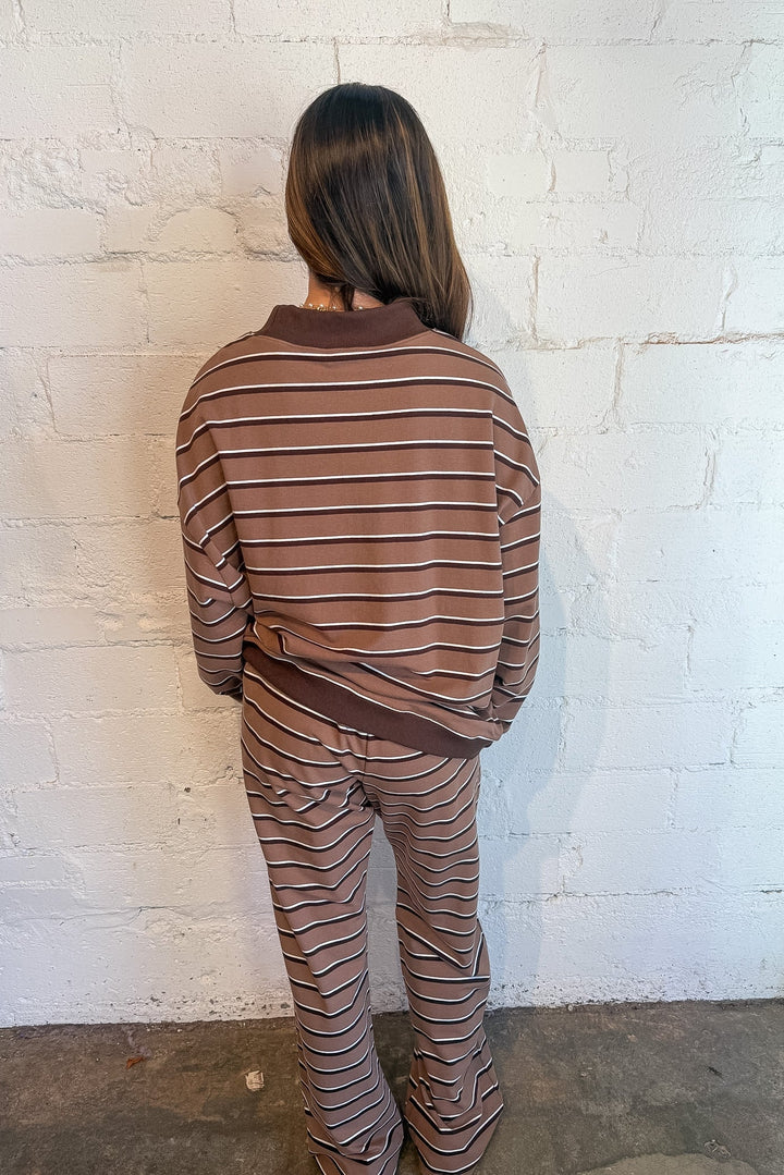 Stripe Mockneck, Malibu Morning Mock Neck, Set