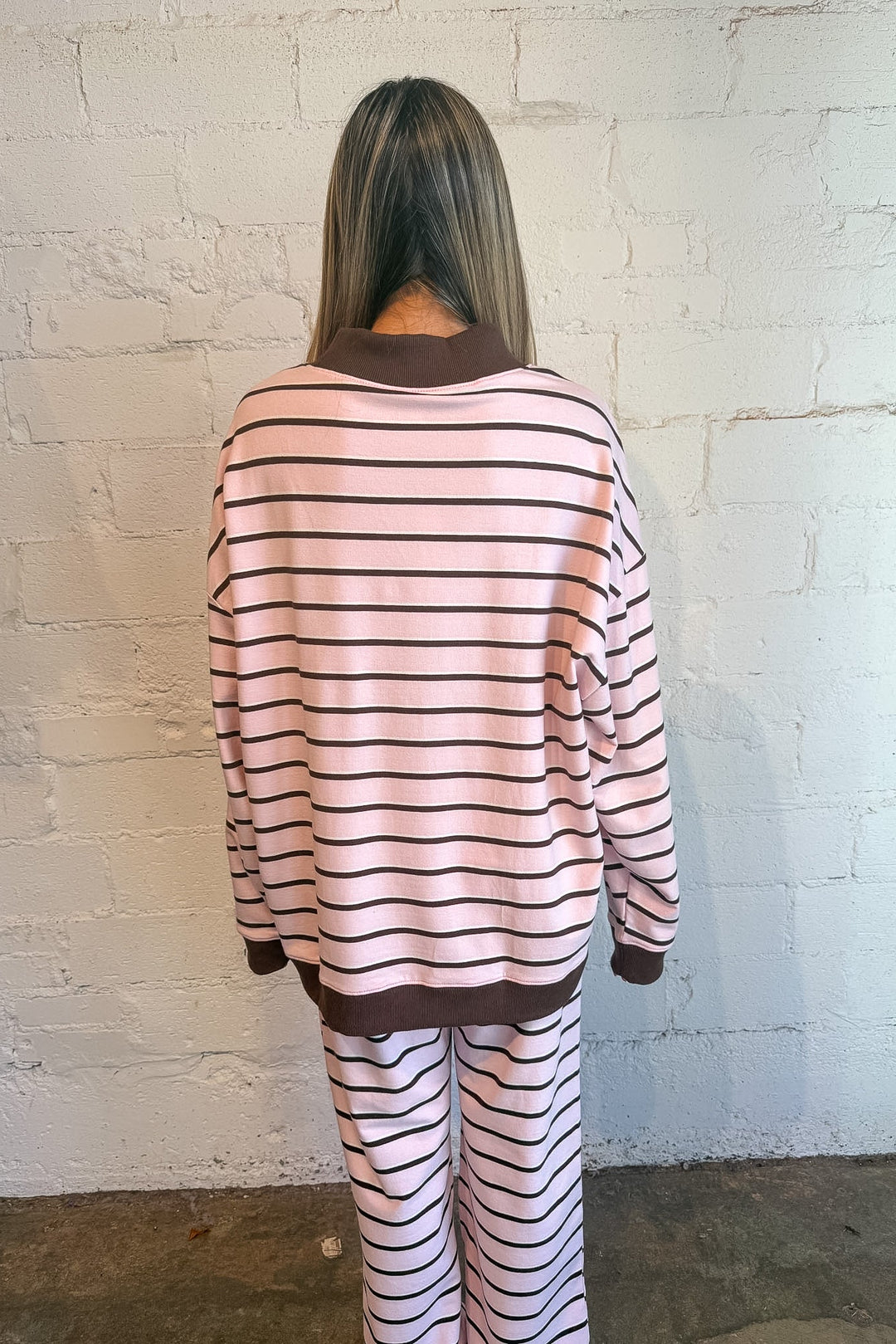 Stripe Mockneck, Malibu Morning Mock Neck, Set