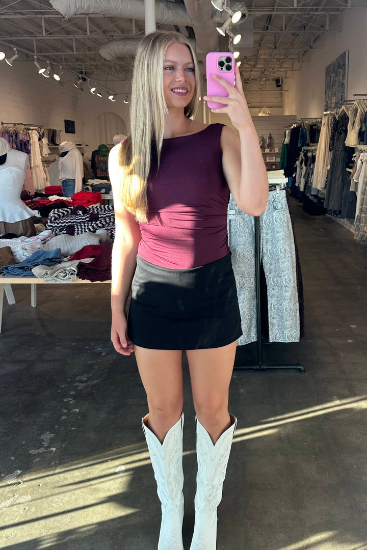 Back It Up Top, Open Back Top, Tops, Going Out Tops, Adeline Boutique, Dallas Boutique, Women's Clothing Boutique