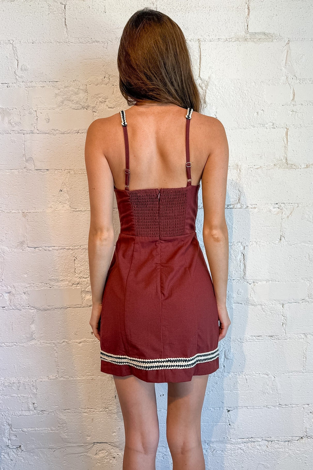 red and black gameday dress, geometric gameday dress, red gameday dress, gameday dress, game day dress, dallas boutique, maroon game day dress, maroon dress 
