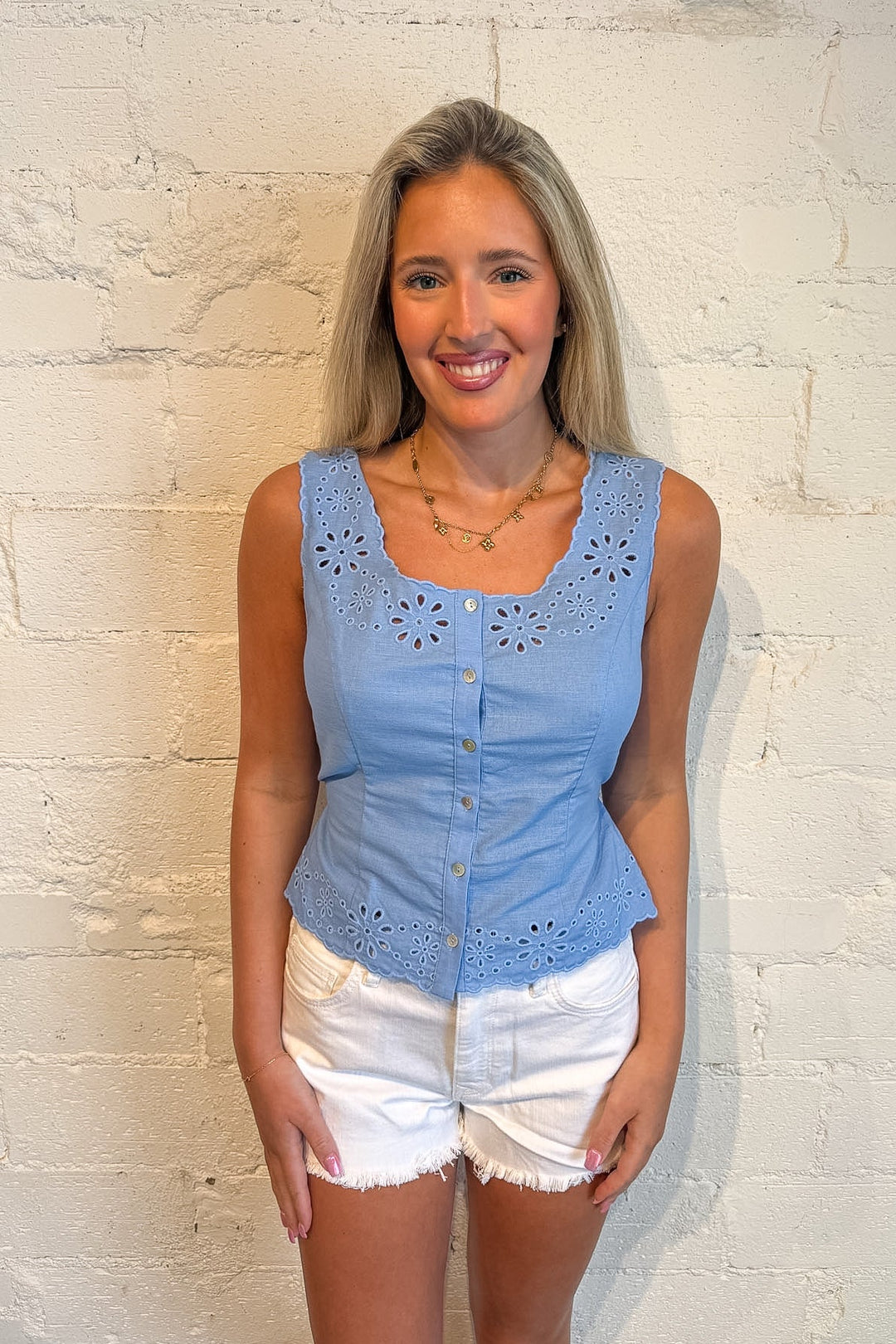 Mavi Rosie White Ripped Shorts, White Denim Shorts, Shorts, Bottoms, Spring and Summer Styles