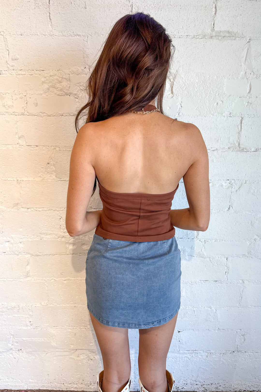 Meadow Top, Halter Top, Tops, Adeline Boutique, Fall Styles, Game Day Outfit, Dallas Boutique, Texas Boutique