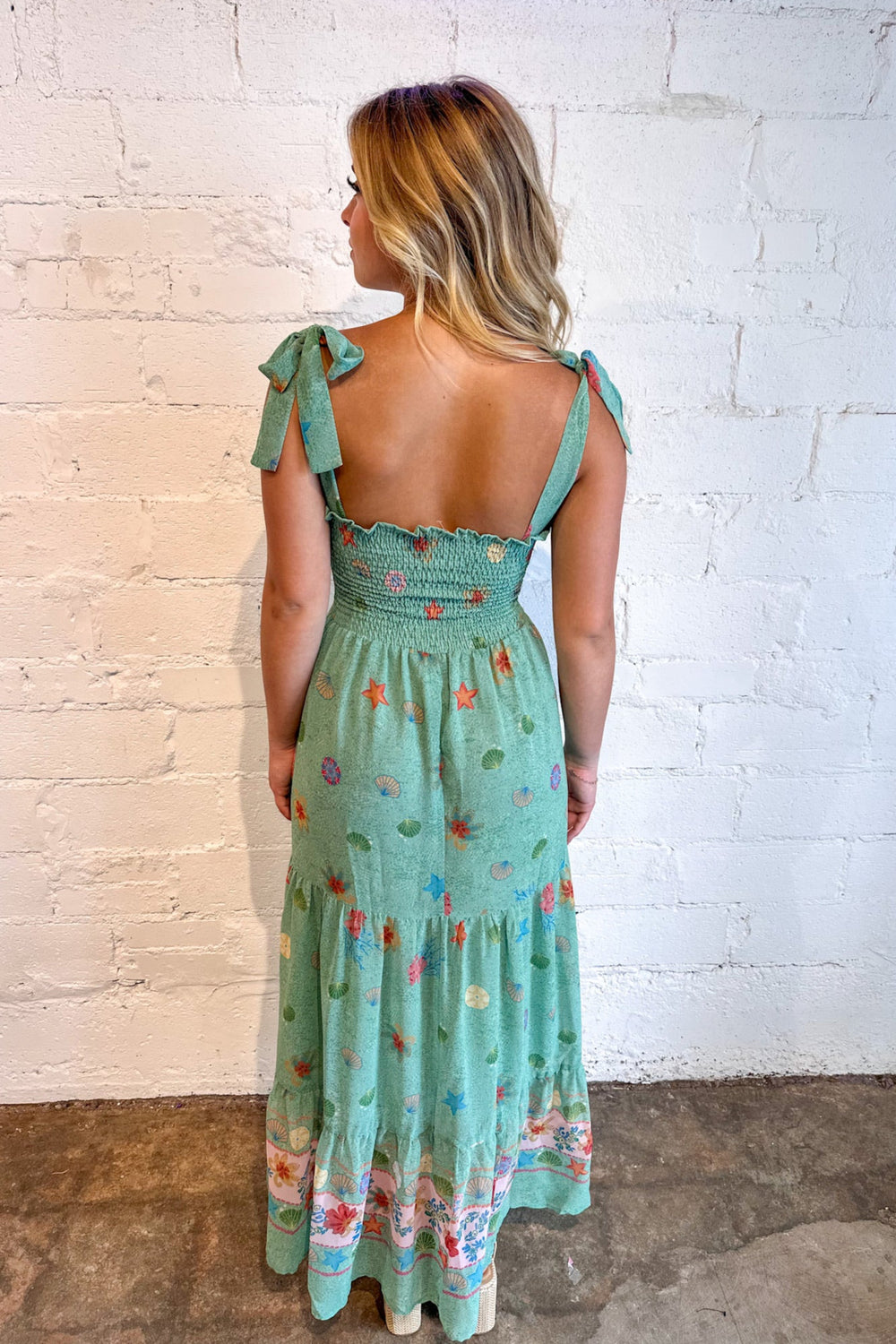 Mermaids Garden Maxi, Maxi Dress, Adeline Boutique, Dallas Boutique, Boutique Dresses, Vacation Dress, Summer Styles