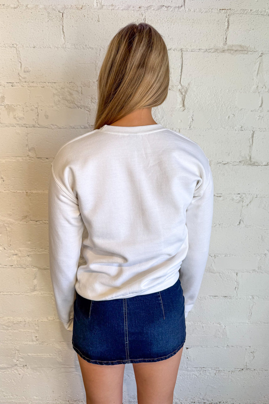 Merrier With Mimosas Sweatshirt, Sweatshirt, Holiday Sweatshirt, Holiday Sweater, Adeline Boutique, Dallas Boutique