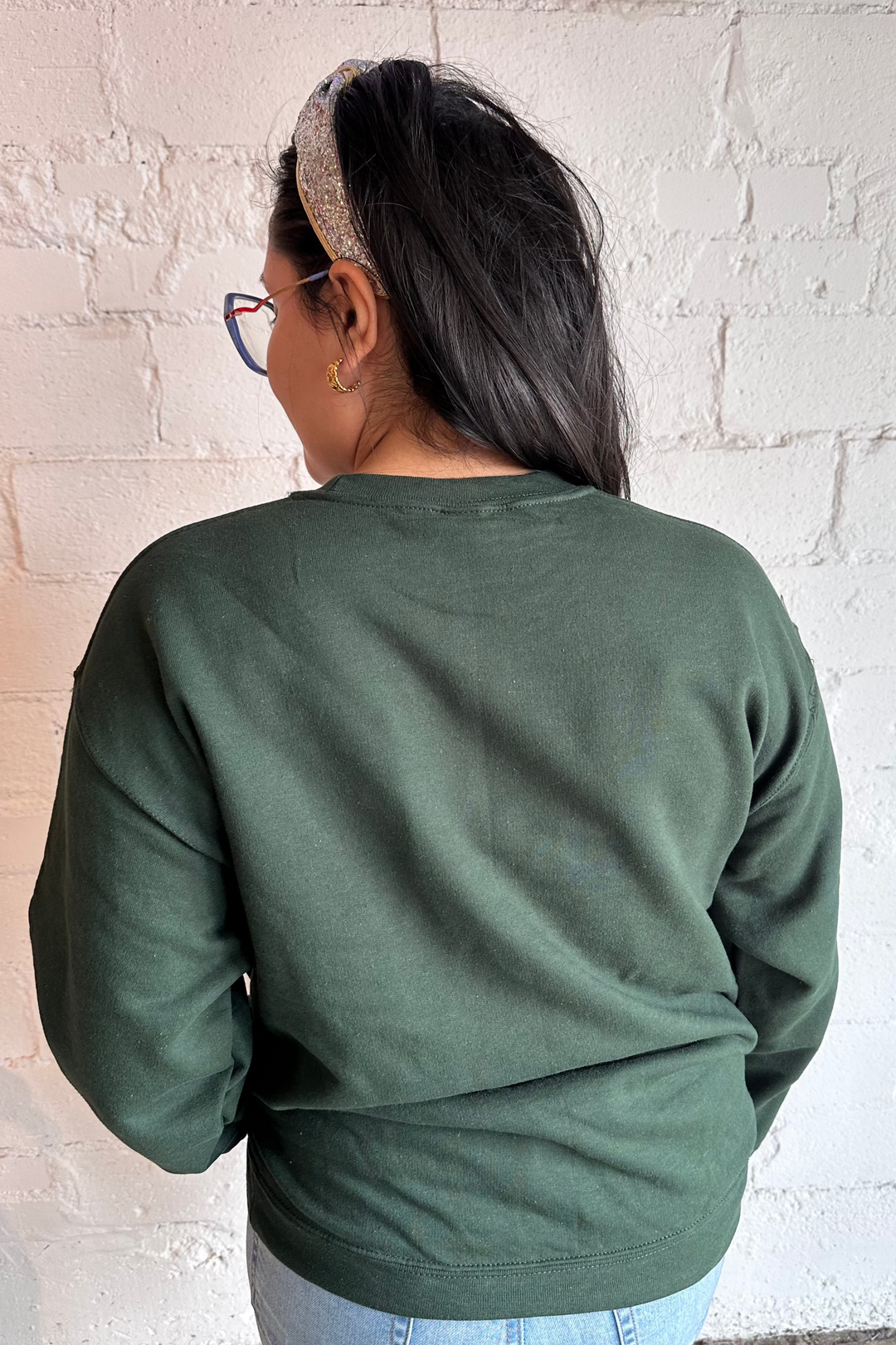 Merry + Bright Graphic Sweatshirt, Holiday Sweatshirt, Graphic Sweatshirt, Adeline Boutique 