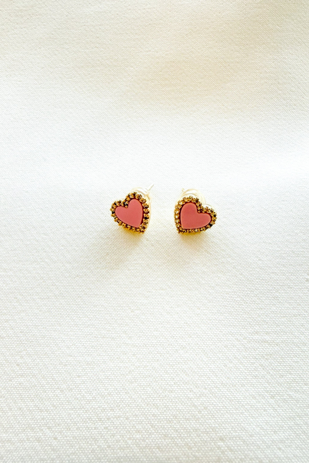 Mini Pink Heart Studs, Adeline Boutique, Stud Earrings, Gift Ideas, Valentine's Gift, Boutique Jewelry, Accessories