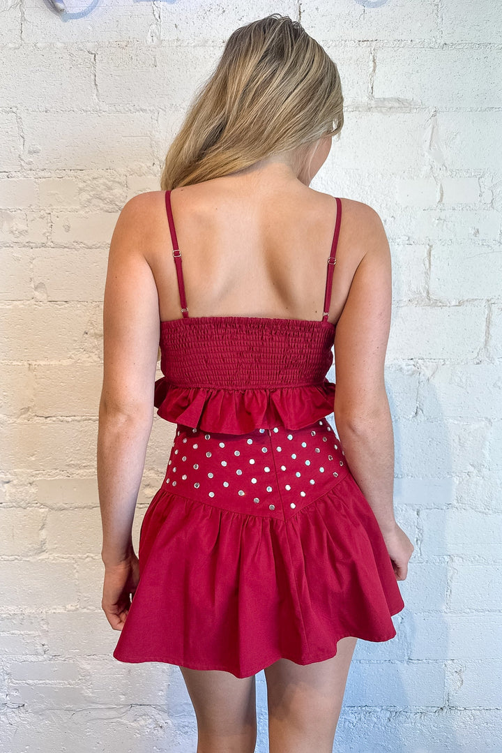 cute skirt with diamonds, #adeline boutique, #Dallas boutique