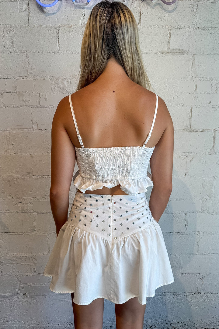 cute skirt with diamonds, #adeline boutique, #Dallas boutique