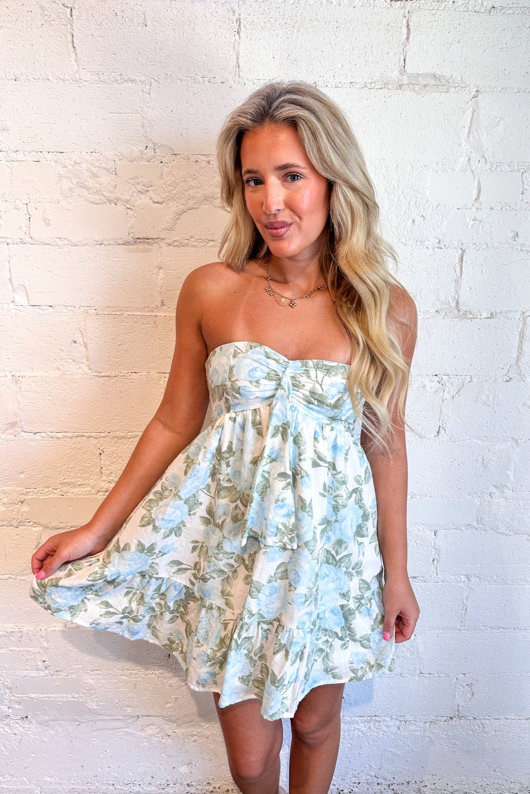 Moonflower Muse Mini Dress, Mini Dress, Floral Dress, Spring and Summer Dress, Adeline Boutique, Dallas Boutique, Boutique Dresses