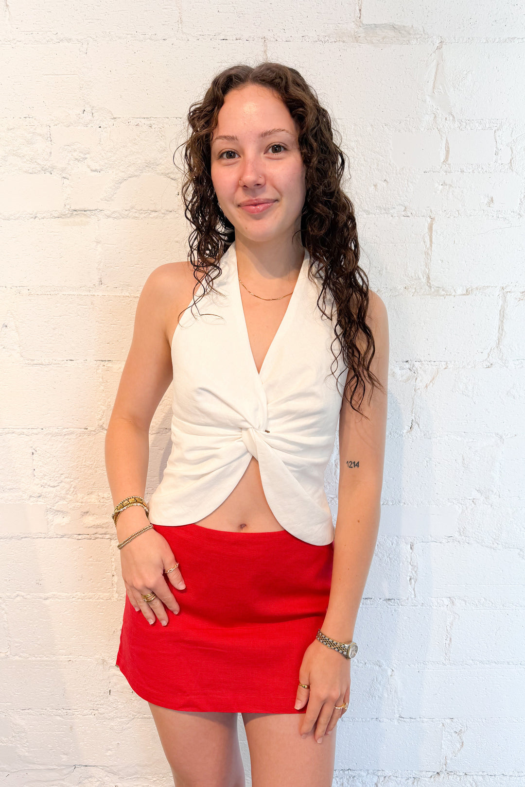 Must Have Mini Skirt Red, skirt, skirts, dallas boutique, boutique, adeline boutique