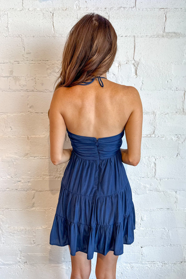 Izzy Halter Mini Dress, Halter Dress, Summer Dresses, Summer Styles, Adeline Boutique, Dallas Boutique, Boutique Dresses, Vacation Styles