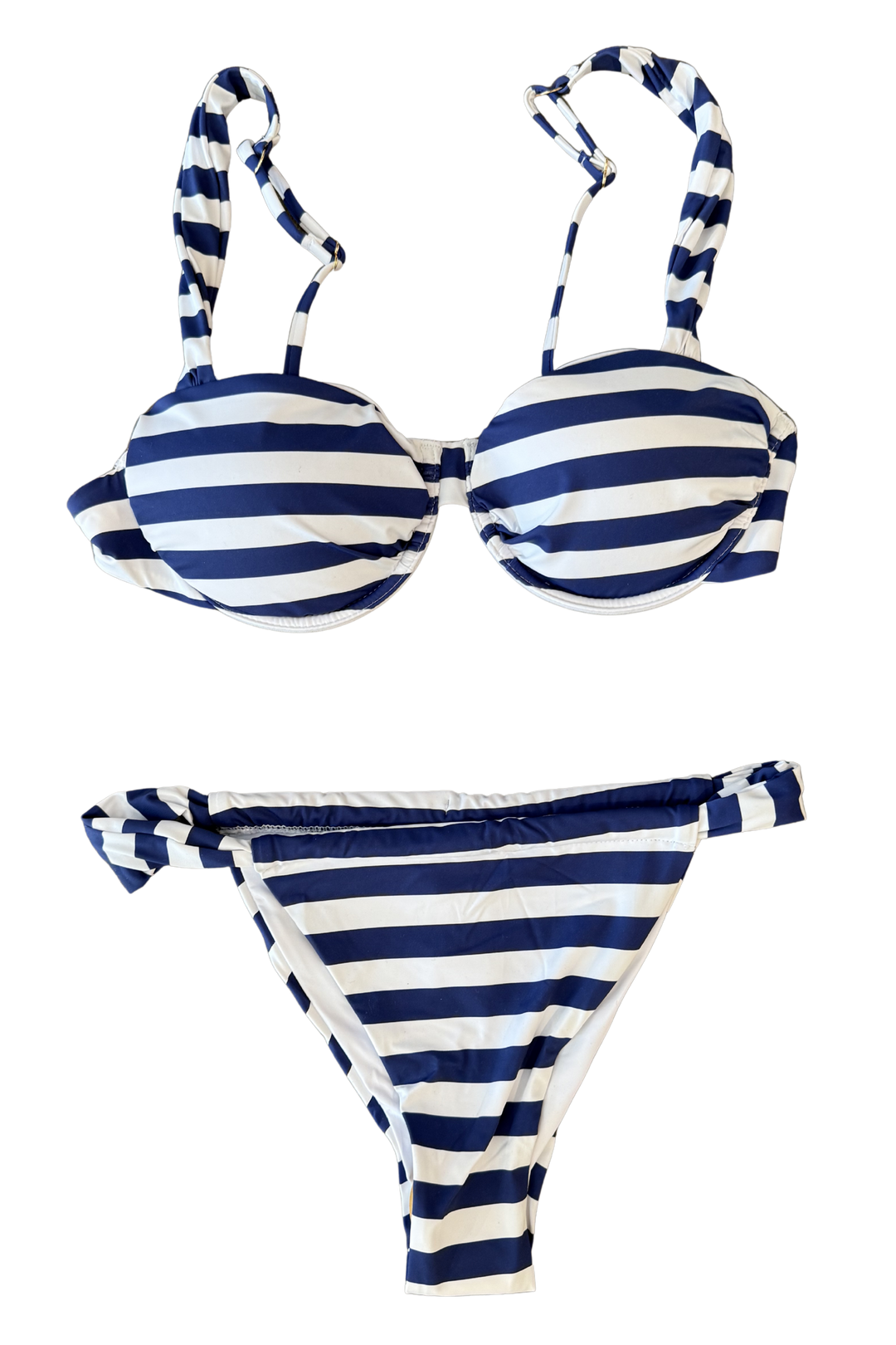 Navy Stripe Bikini Top, adeline boutique, dallas boutique, boutique