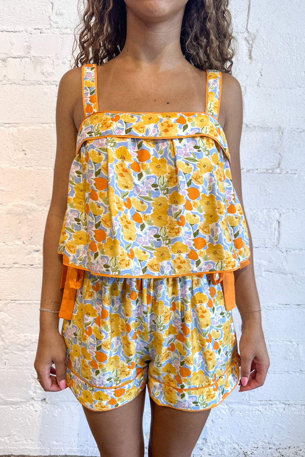 Orange Crush Shorts, Shorts, Two Piece Set, Matching Set, Adeline Boutique, Dallas Boutique, Boutiques 