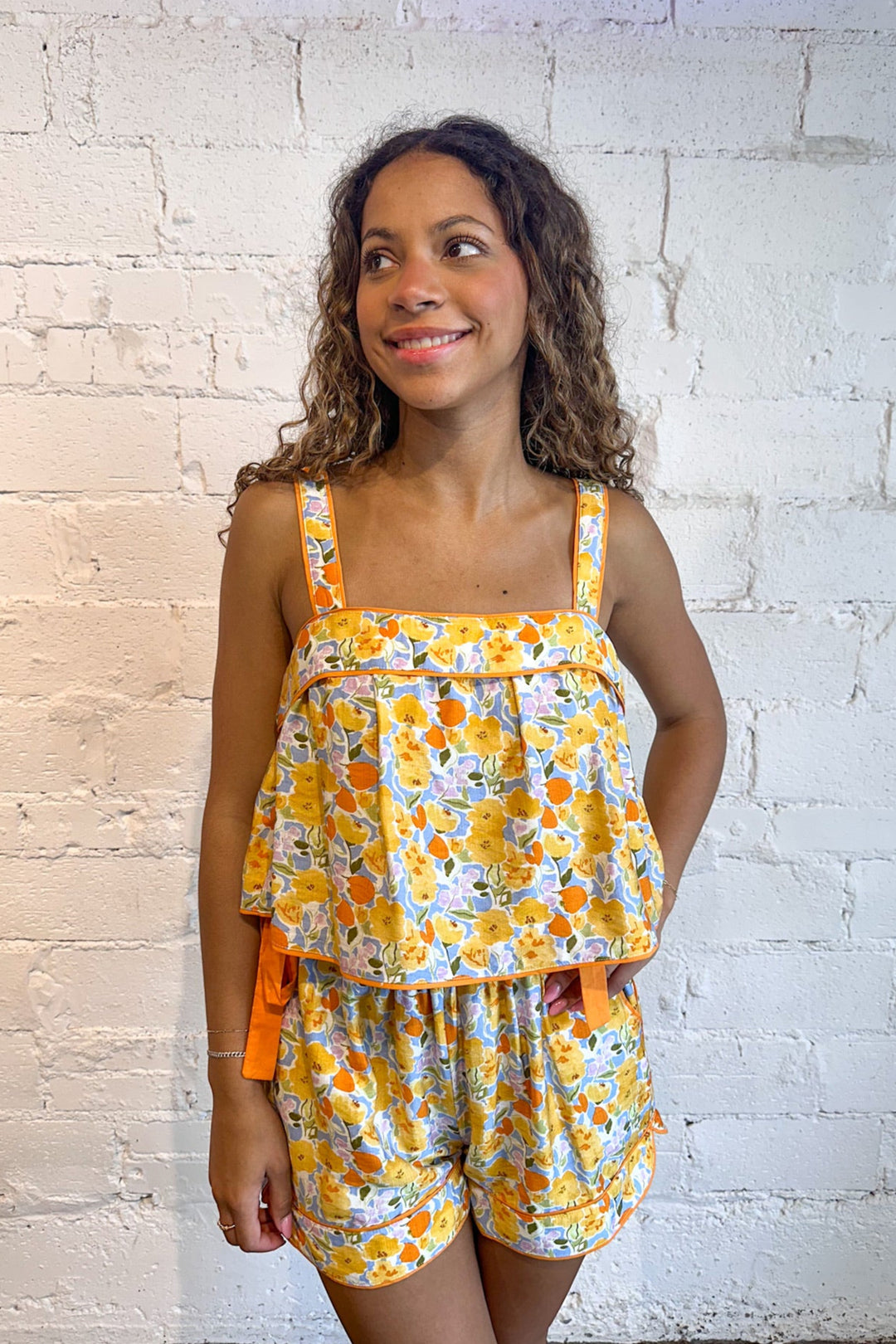 Orange Crush Top, Two Piece Set, Matching Sets, Adeline Boutique, Dallas Boutique, Boutiques, Summer Styles