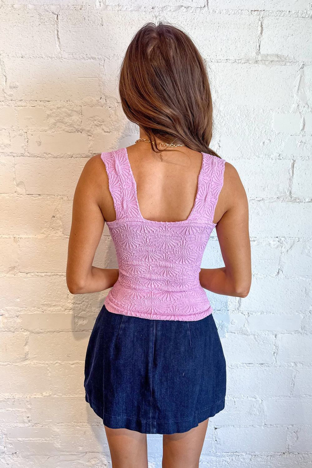 Pale Orchid Love Letter Cami, Cami Tank, Basic Top, Adeline Boutique, Dallas Boutique