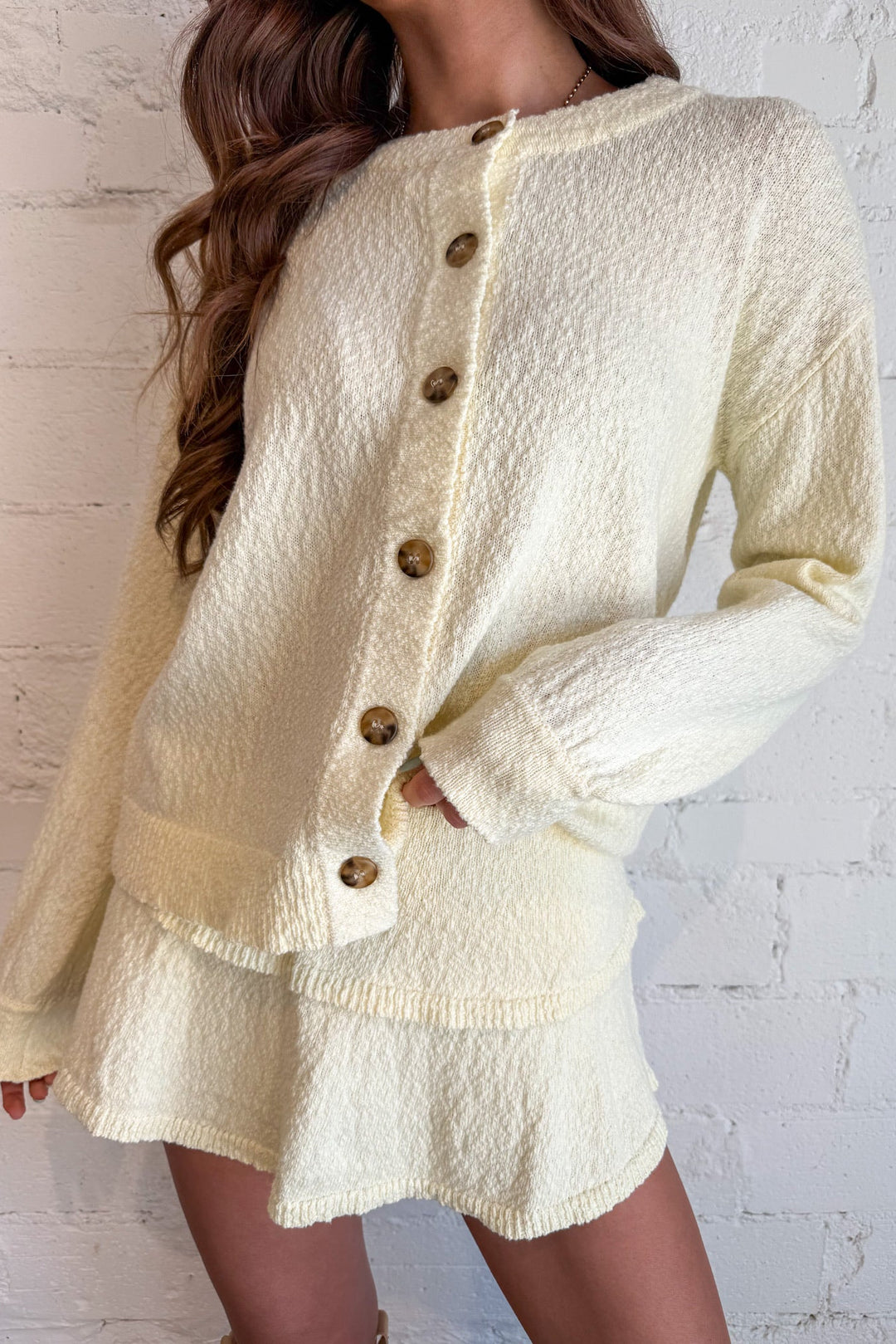 Pastel Knit Skort, Mini Skirt, Bottoms, Sets, Matching Set, Two Piece Set, Adeline Boutique, Dallas Boutique, Spring and Summer Styles, Spring Sets, Bottoms