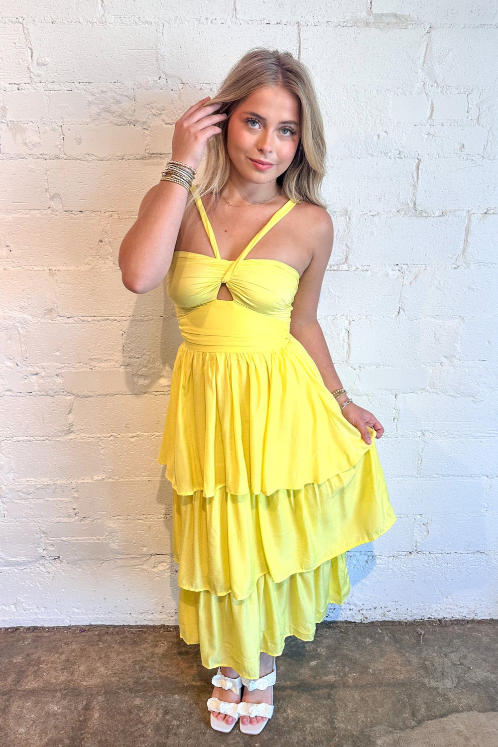 Pineapple Dream Midi Dress, Maxi Dress, Wedding Guest Dress, Vacation Styles, Adeline Boutique, Dallas Boutique, Boutiques, Dresses