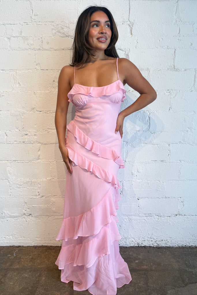 Pink Champagne Maxi Dress