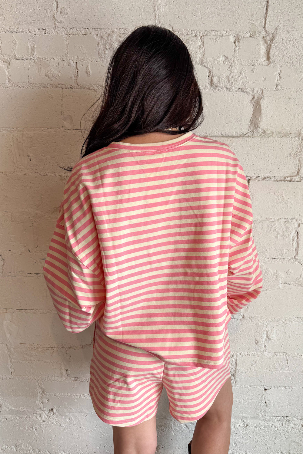 The Weekend Edit Shorts, Shorts, Bottoms, Loungewear, Sets, Matching Sets, Two Piece Set, Striped Set, Spring Styles, Adeline Boutique, Dallas Boutique, Short Set