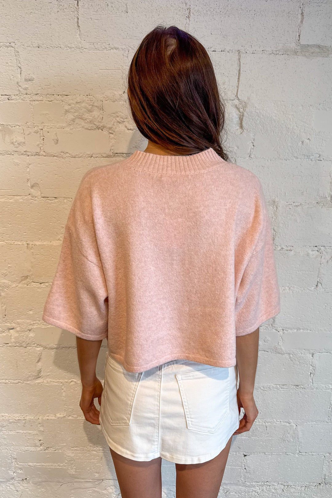 Livia Boxy Cropped Cardigan, Cardigan, Sweater, Tops, Knit Top, Short Sleeve Cardigan, Fall Styles, Spring Styles, Adeline Boutique, Dallas Boutique, Women's Clothing Boutique
