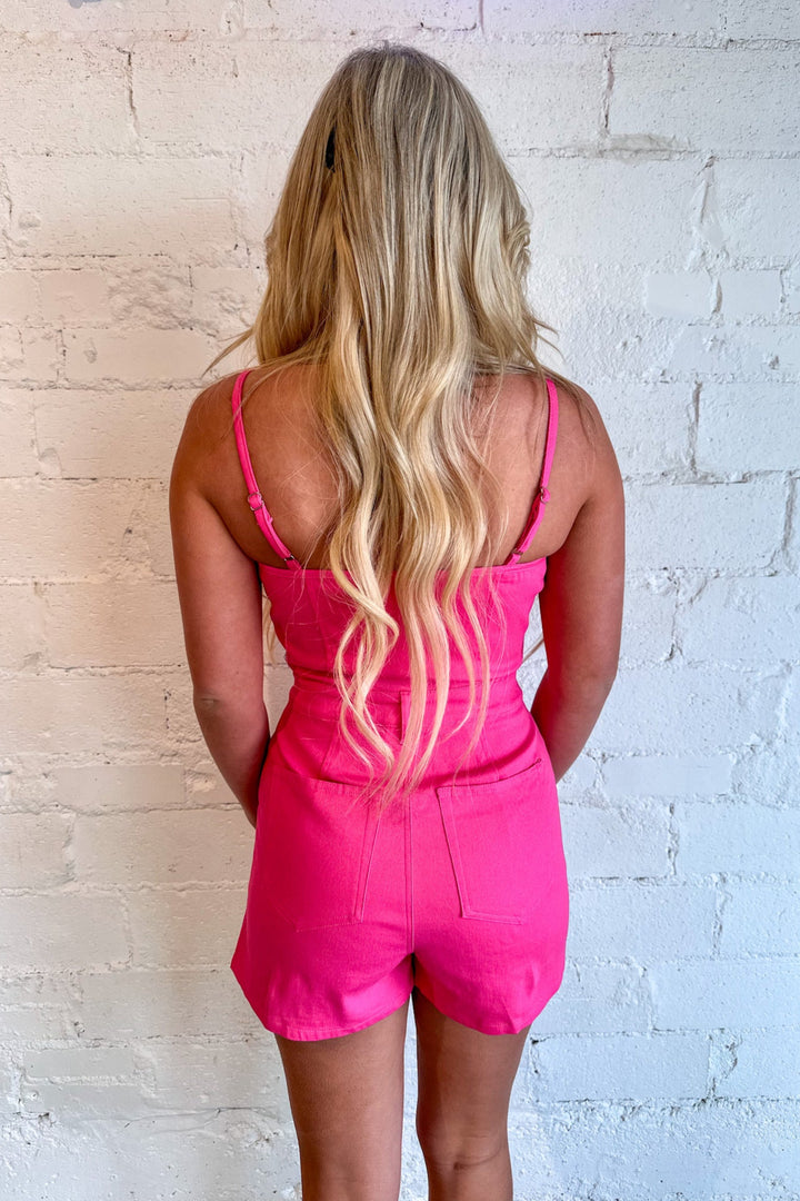 Sophie Button Romper, Romper,Adeline Boutique, Dresses and Rompers, Boutique Clothing