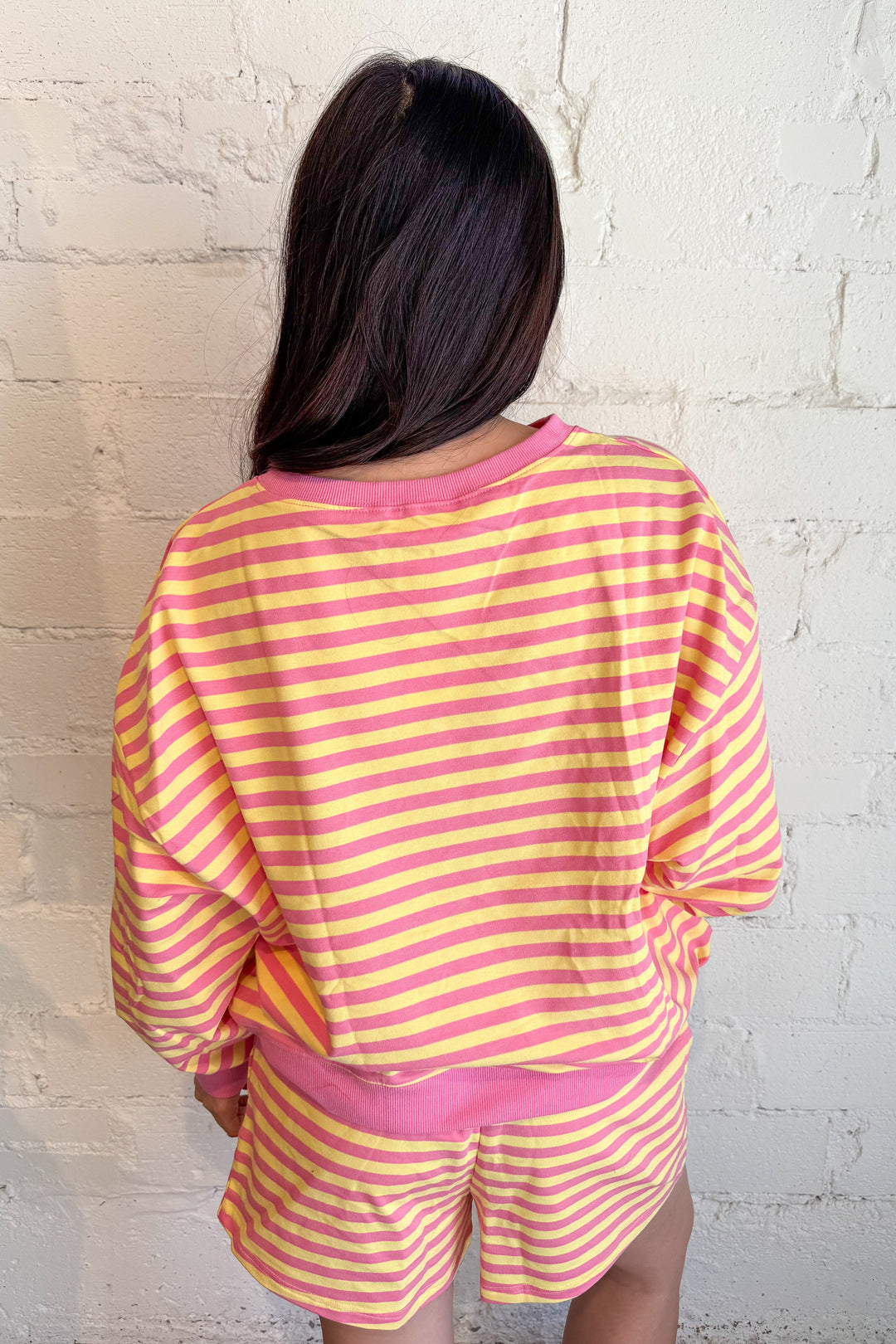 The Weekend Edit Shorts, Shorts, Bottoms, Loungewear, Sets, Matching Sets, Two Piece Set, Striped Set, Spring Styles, Adeline Boutique, Dallas Boutique, Short Set