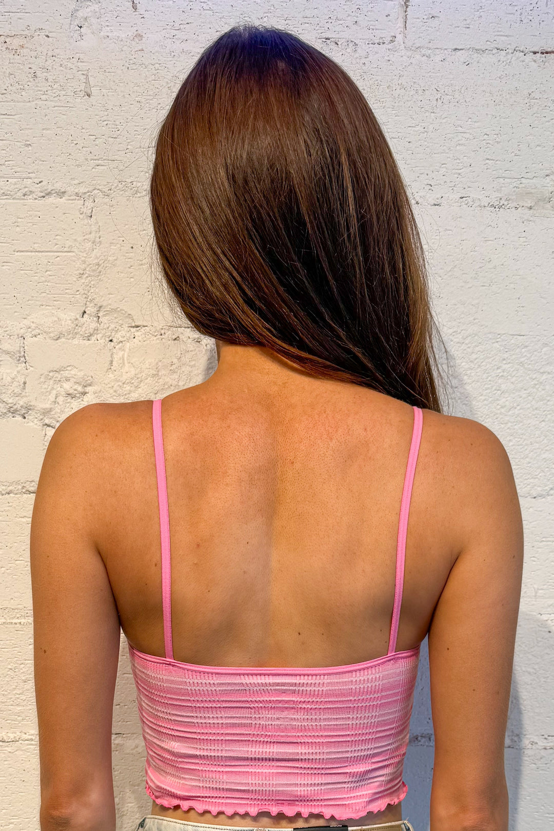 Pink free people snap into it henley crop, top, tops, dallas boutique, boutique