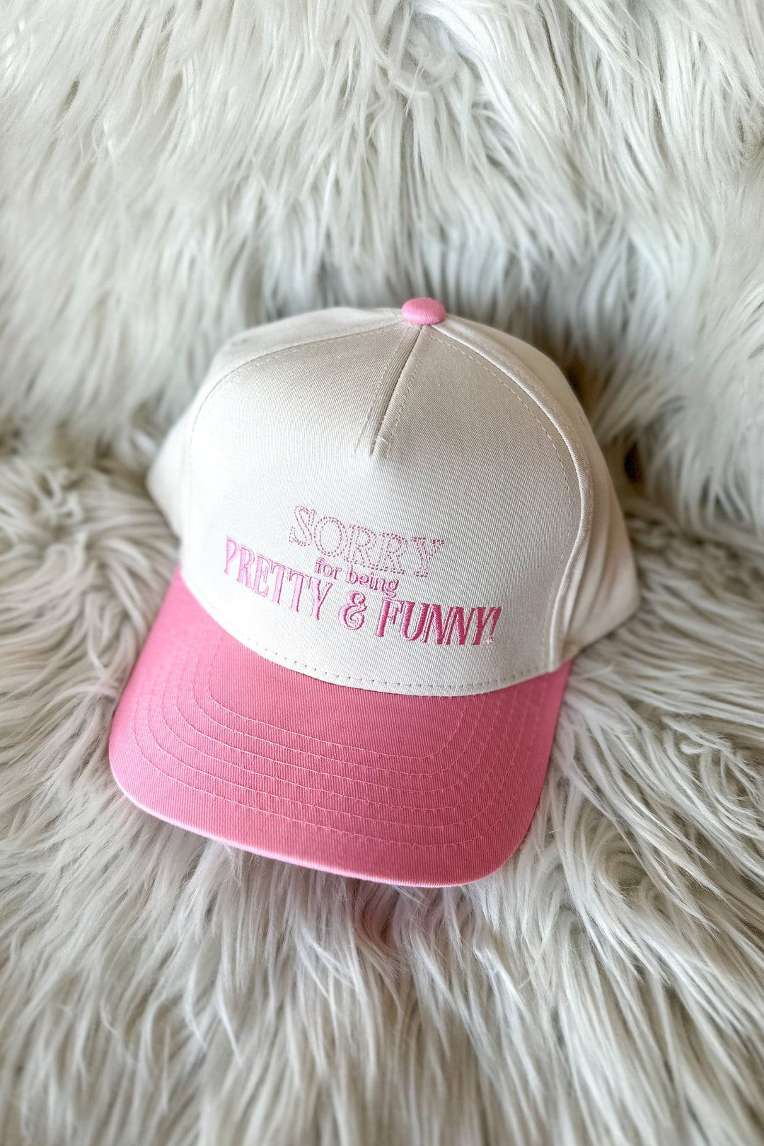 Pretty & Funny Trucker Hat, Hats, Trucker Hats, Accessories, Adeline Boutique, Dallas Boutique, Boutiques