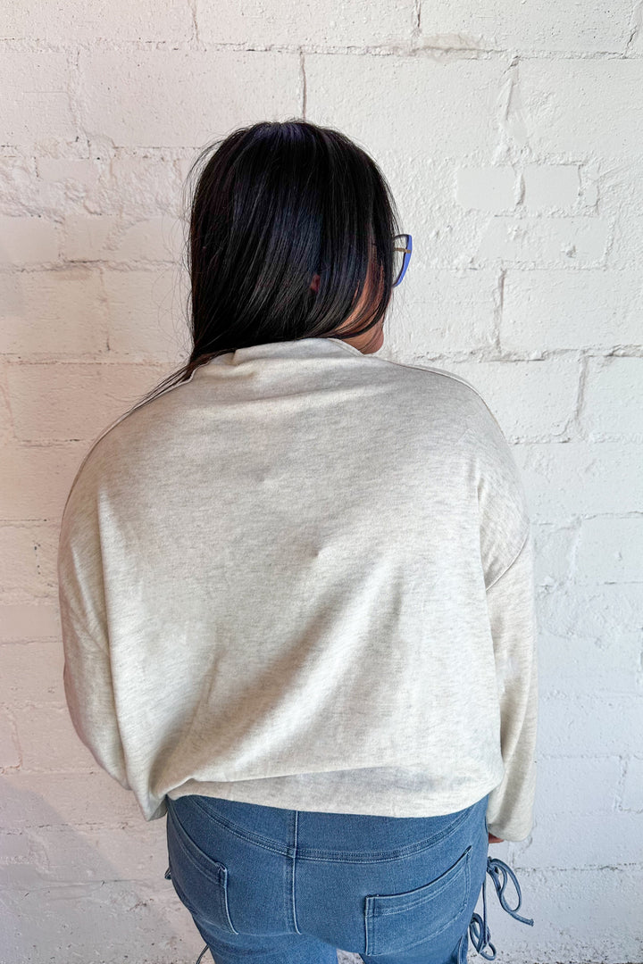 Project Social Modern Lover Cozy Funnel Neck,Tops, Adeline Boutique, Long Sleeve, Mock Neck Top