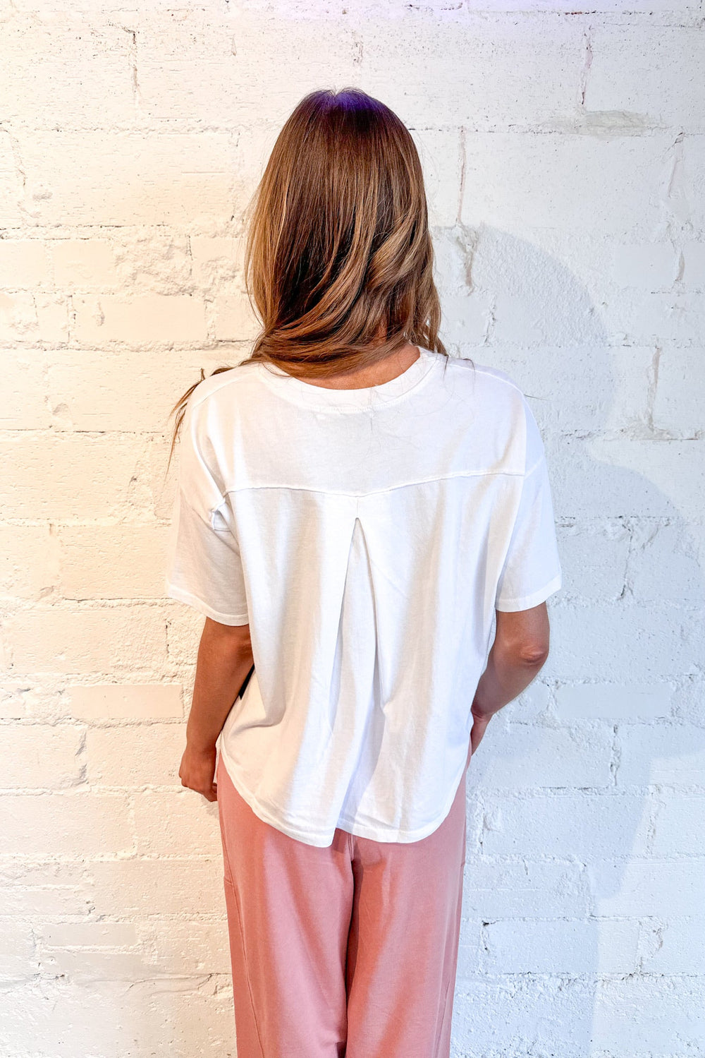 Project Social Suarez Boxy Tee, Basic Top, Tops, Tshirt, Adeline Boutique, Dallas Boutique 