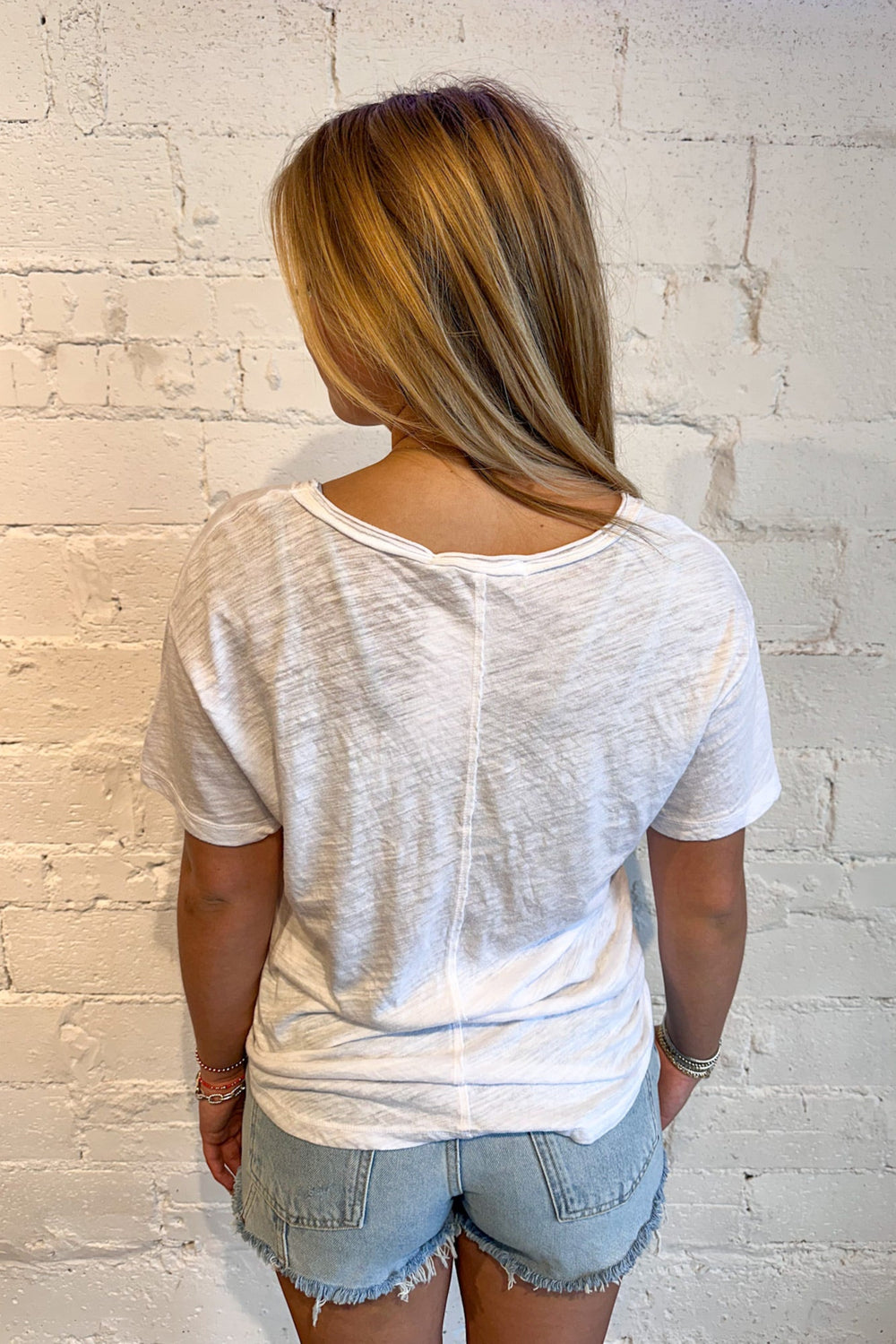 Project Social T Sonora Scoop Neck, White Tee, Basic Top, Tops, Adeline Boutique, Tee, Dallas Boutique, Boutiques
