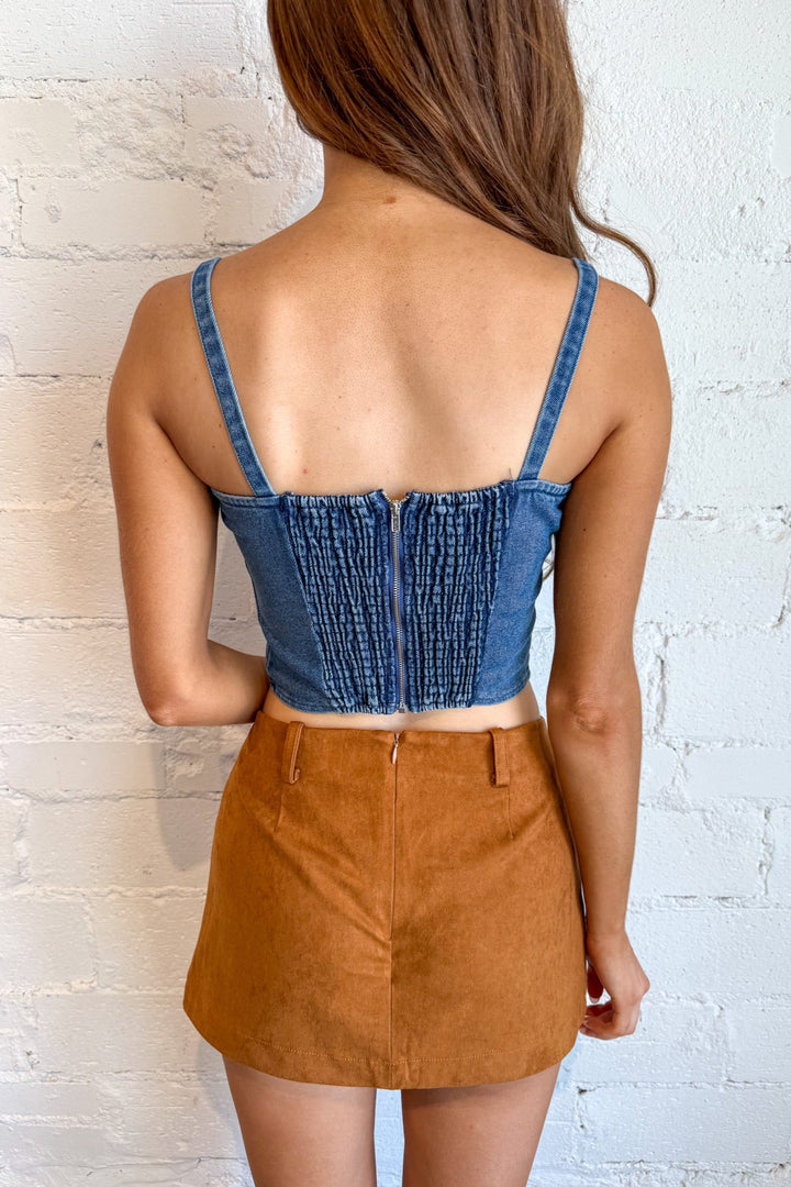 Pumpkin Spice Mini Skort, Mini Skort, Suede Mini Skirt, Bottoms, Fall Outfits, Country Concert Outfit, Rodeo Outfit, Adeline Boutique, Dallas Boutique, Boutique Clothing