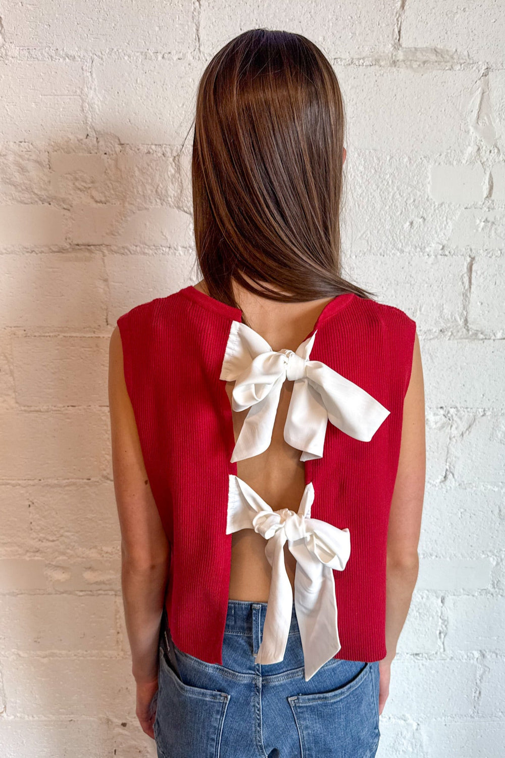 All Tied Up Top, Summer Tops, Tops, Crop Top, Adeline Boutique, Dallas Boutique, Game Day Outfits, Bows