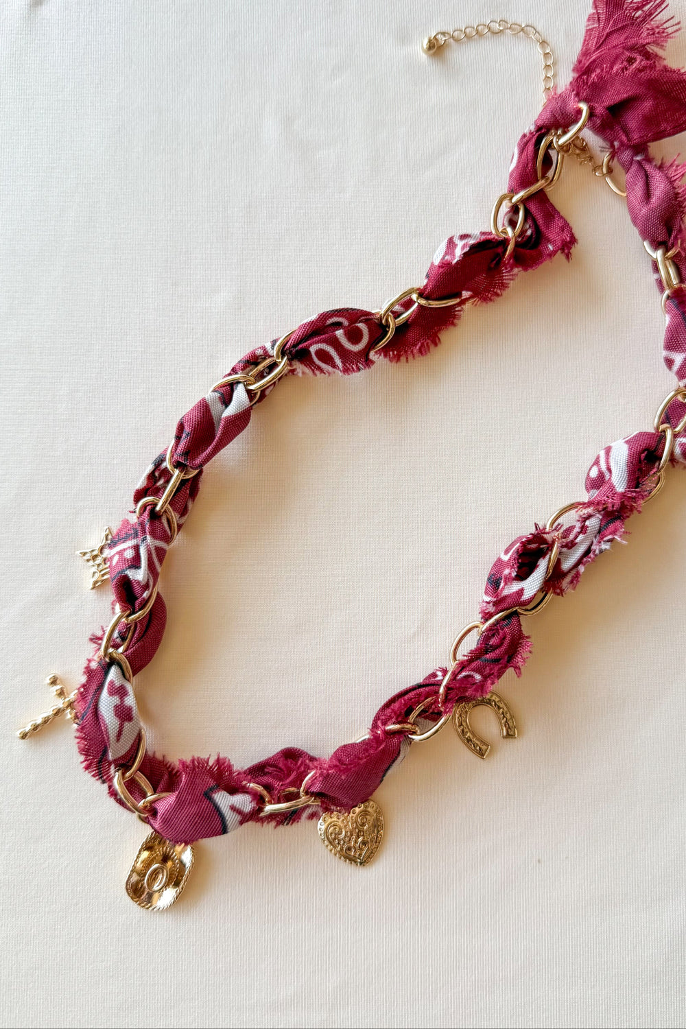 Cool It Cowboy Scarf Necklace, Necklace, Jewelry, Adeline Boutique, Dallas Boutique, Accessories 
