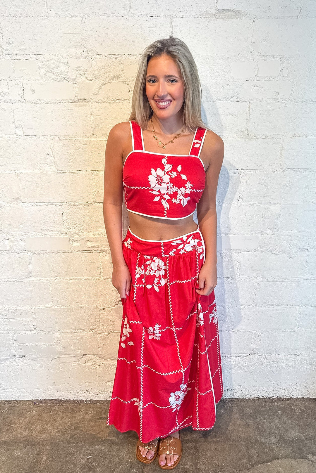 Red Hot Midi Skirt, Maxi Skirt, Sets, Matching Sets, Vacation Styles, Beach Outfit, Adeline Boutique, Skirts