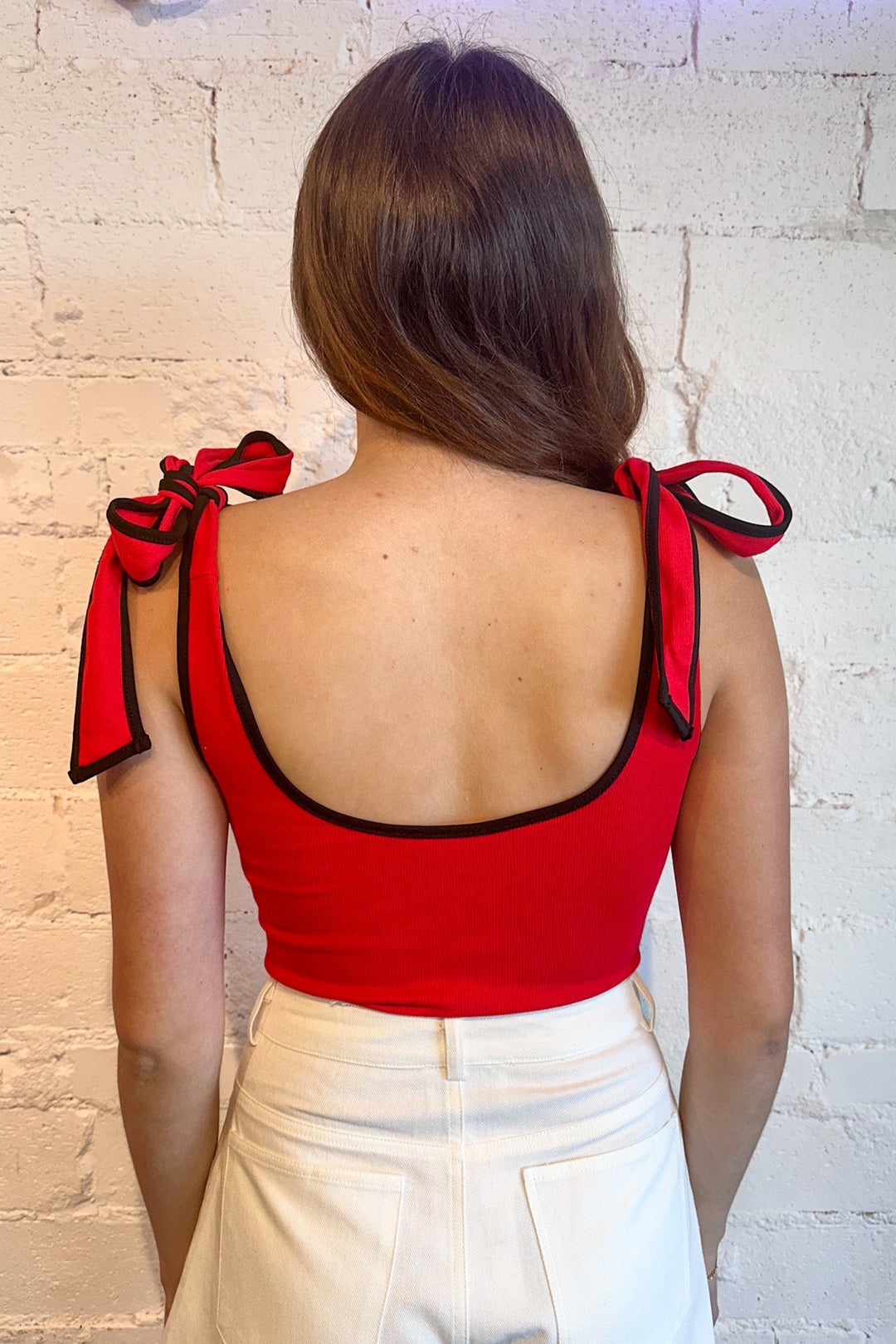 Rib & Ribbon Bodysuit, Bodysuit, 4th of July, Spring Outfit, Summer Styles, Adeline Boutique, Dallas Boutique, Boutiques, Summer Outfits