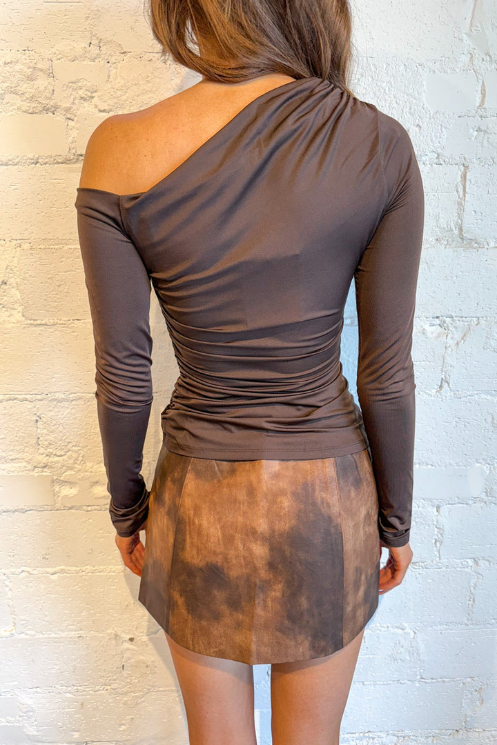 Saddle Moon Skort, Mini Skirt, Mini Brown Leather Skirt, Leather Skirt, Bottoms, Fall Outfits, Fall Styles, Game Day Outfit, Adeline Boutique, Dallas Boutique