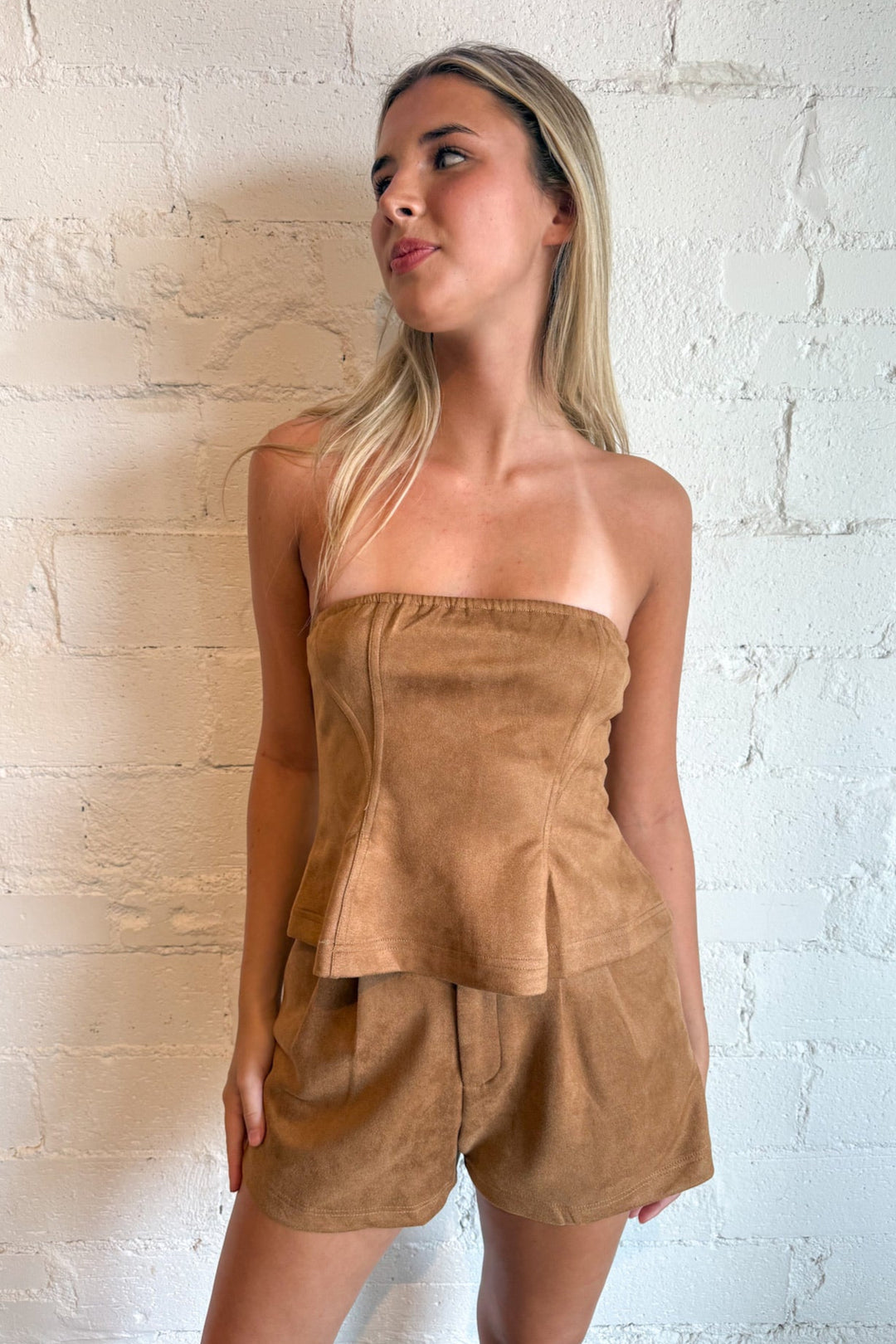 Sahara Suede Shorts, Suede Shorts, Shorts, Fall Outfits, Rodeo Outfit, Country Concert Outfit, Two Piece Set, Matching Set, Adeline Boutique, Dallas Boutique