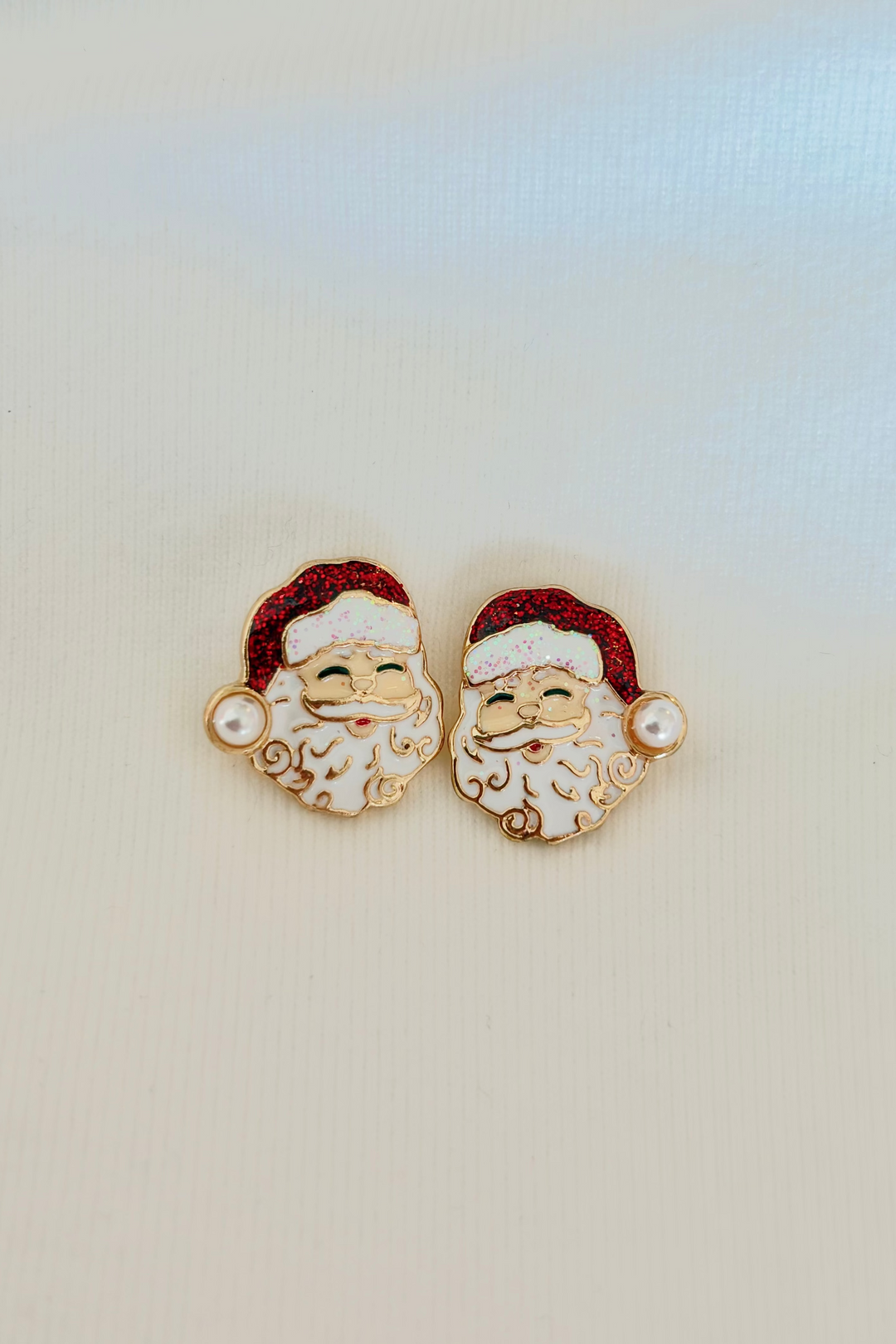 Santa Stud Earrings, adeline boutique, dallas boutique, boutique