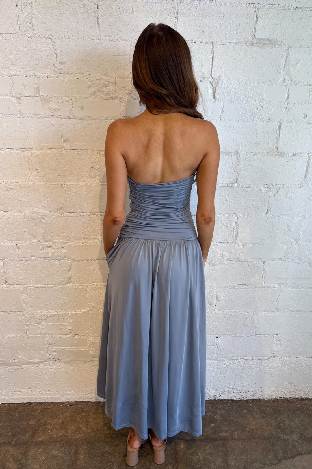 Santal Dress, Maxi Dress, Wedding Guest Dress, Adeline Boutique, Dallas Boutique, Summer Styles, Strapless Dress