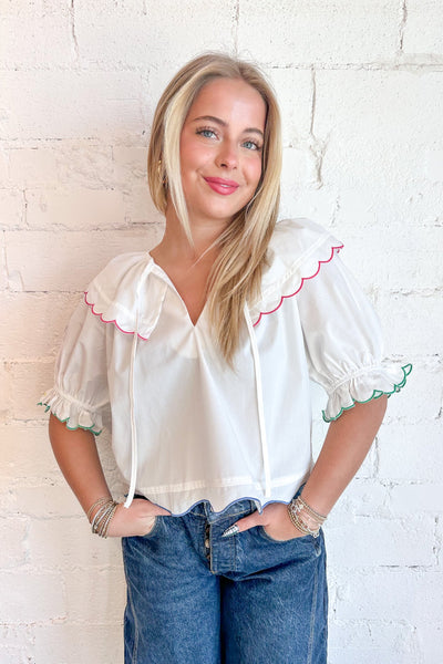 Adeline Red Top