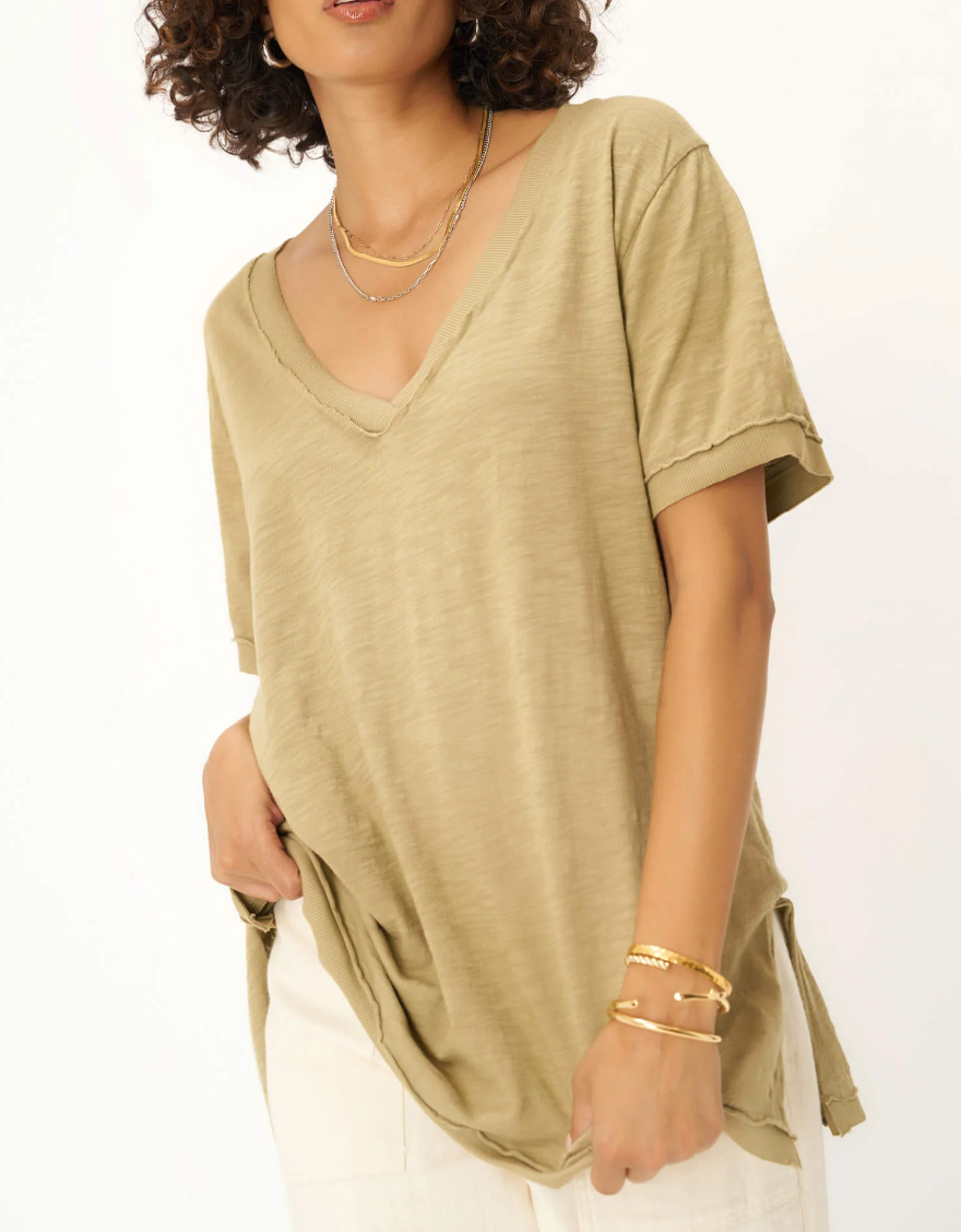 Knock Out V Neck Tee, Tops, Project Social T, Adeline, dallas boutique, dallas texas, texas boutique, women's boutique dallas, adeline boutique, dallas boutique, trendy boutique, affordable boutique