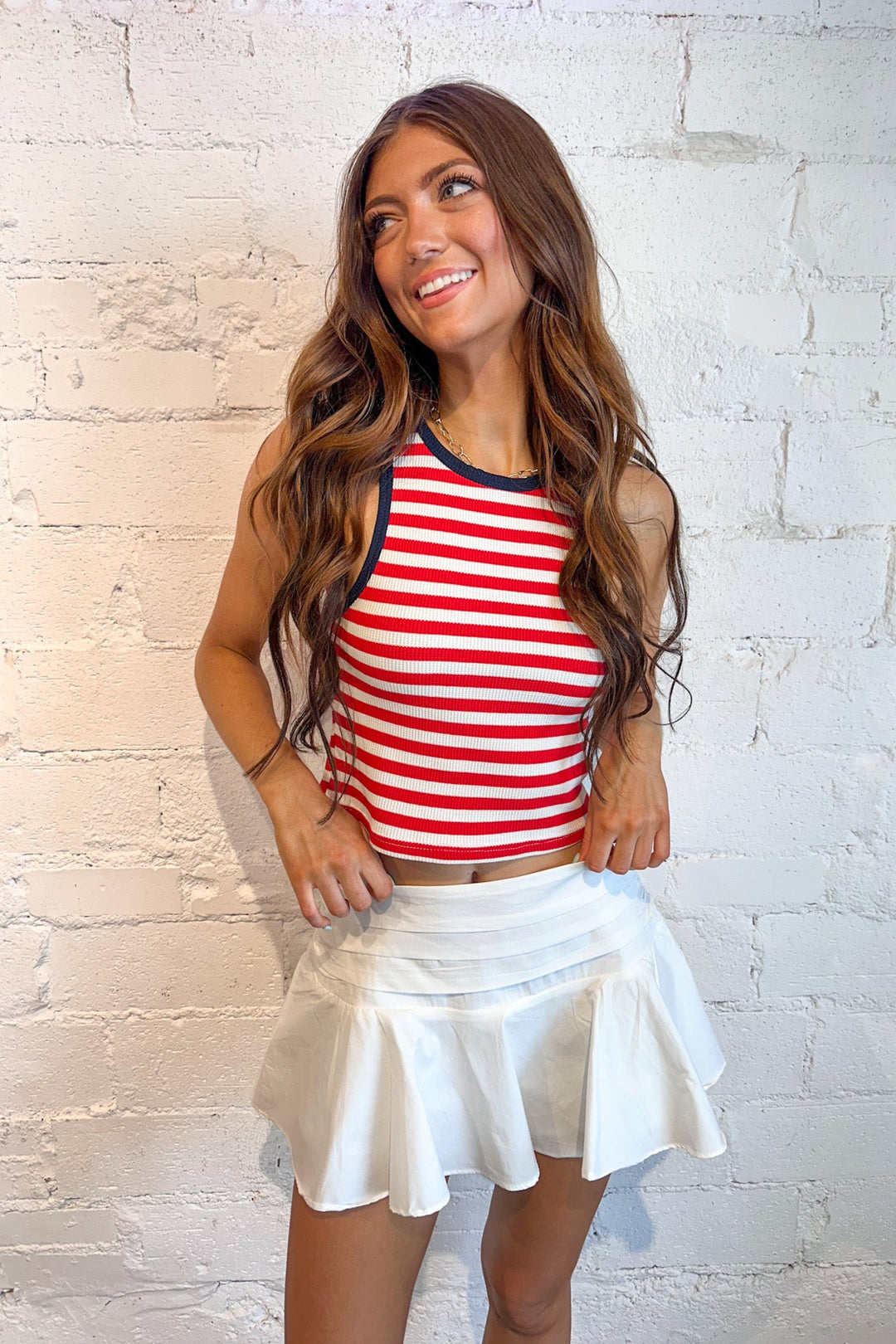 Seashell Skort, Mini Skirt, White Skirt, Bottoms, Summer Styles, Adeline Boutique, Dallas Boutique, Boutiques, 4th of July Outfits
