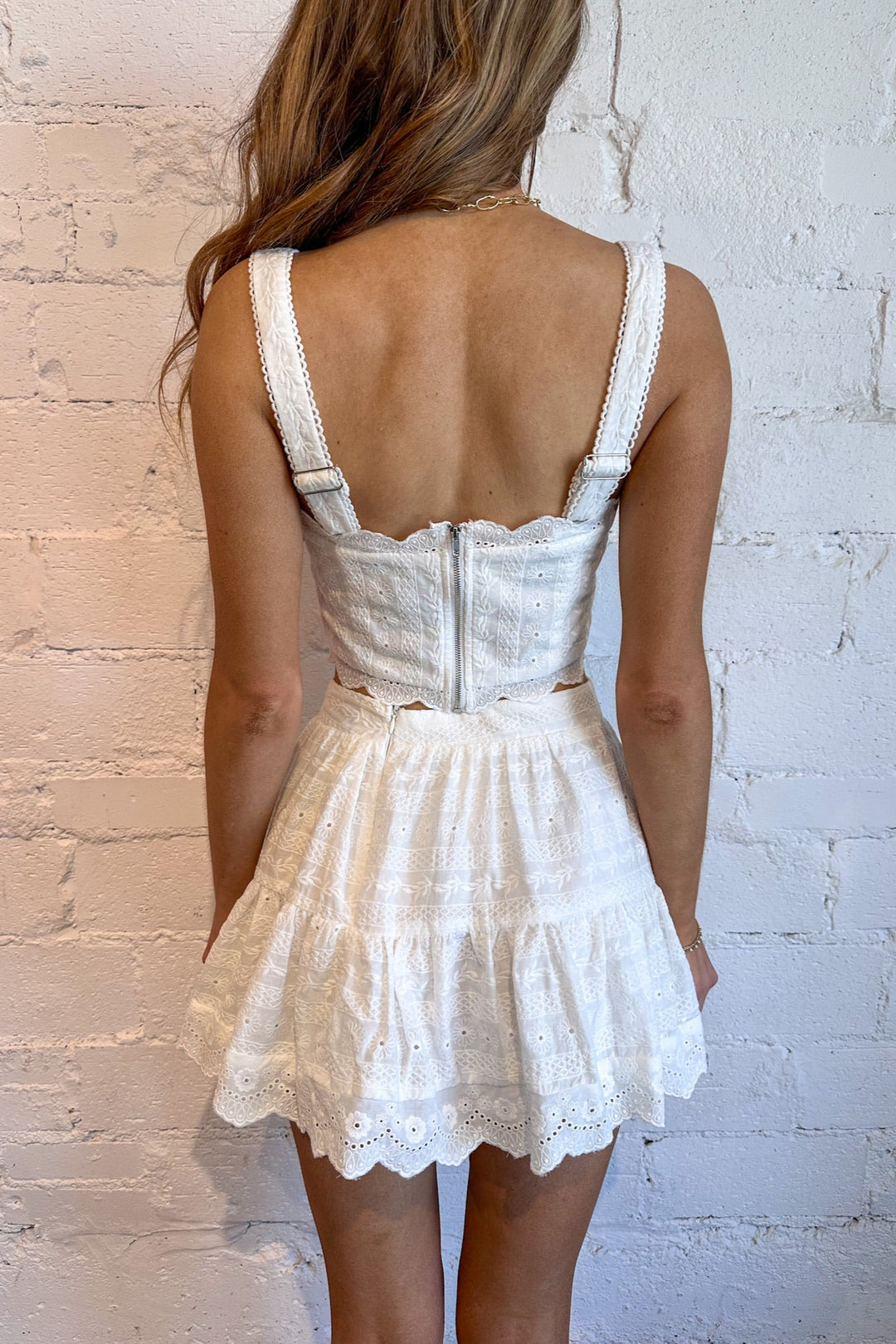 Seashell Tiered Mini Skirt, White Set, Matching Set, Adeline Boutique, Vacation Outfit, Dallas Boutique, Boutique Clothing, Spring Outfit, Skirt, Bottoms