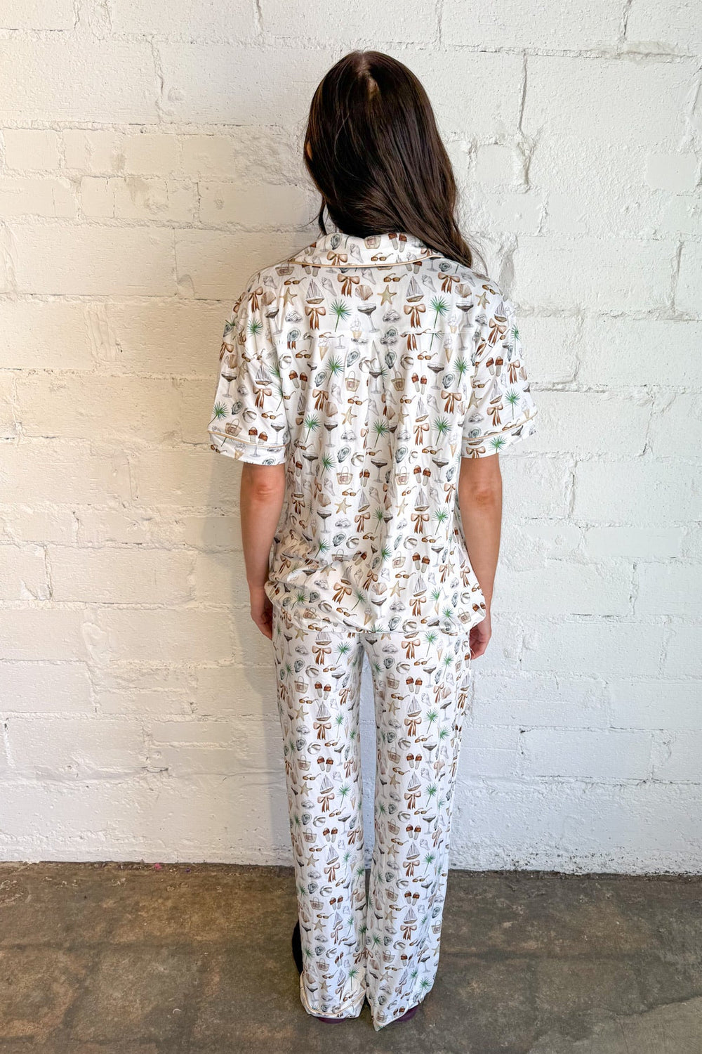 Seashells & Martini PJ Bottom, Pajamas, Loungewear, Adeline Boutique, Dallas Boutique