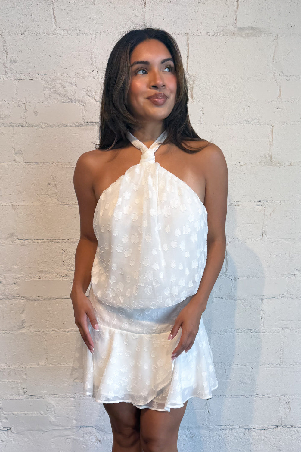Seaside Breeze Dress White, adeline boutique, dallas boutique, boutique