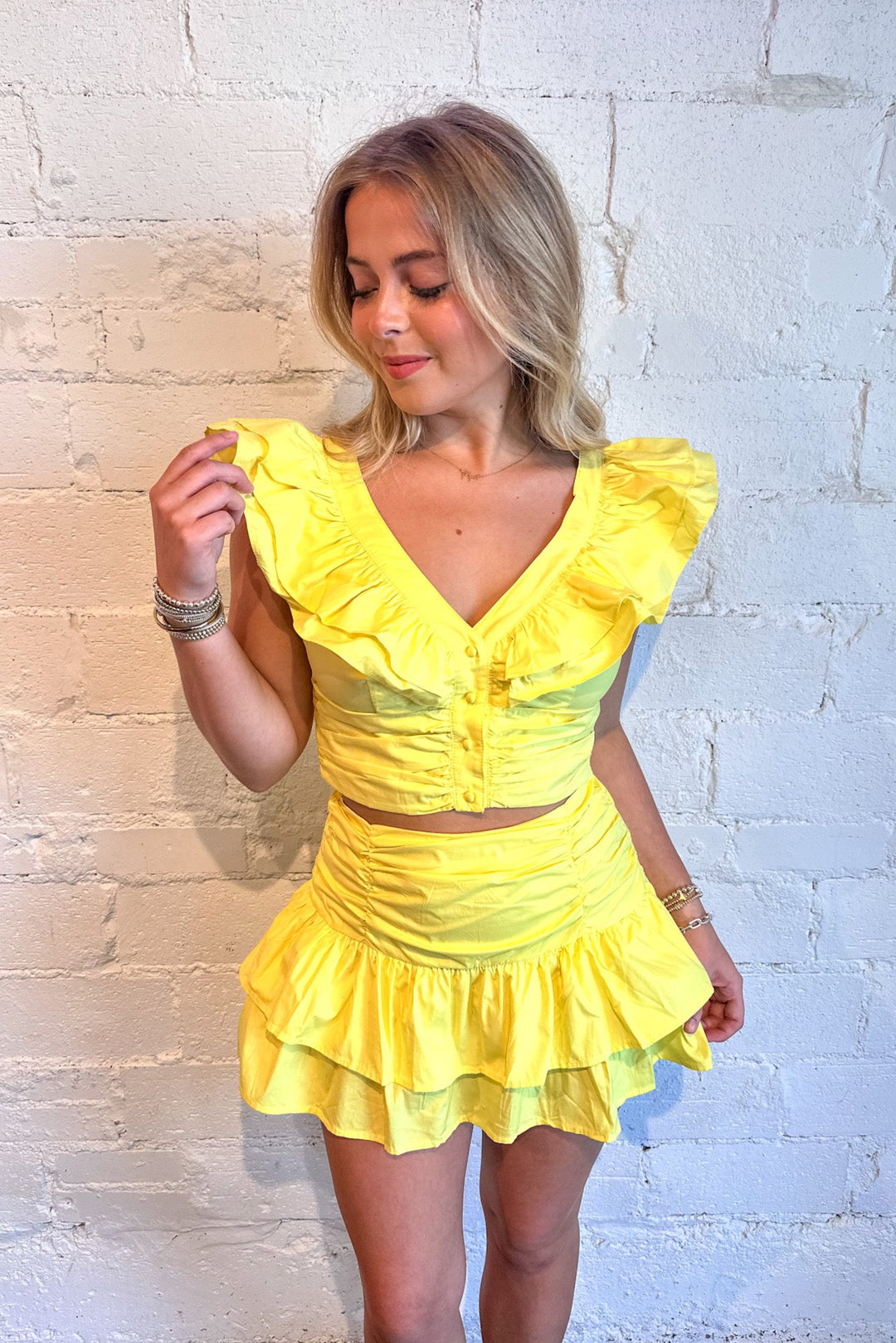 Sending Sunshine Top, Tops, Summer Tops, Matching Sets, Two Piece Sets, Adeline Boutique, Dallas Boutique, Boutiques, Vacation Sets, Summer Styles